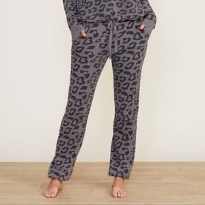 CozyChic Ultra Lite® Barefoot in the Wild® Track Pant Women's Size Small Leopard